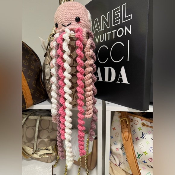 Crochet Octopus Plush with Tentacles